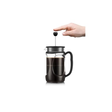 Cafetière à piston BODUM Young Press 1 L 8 tasses Noir