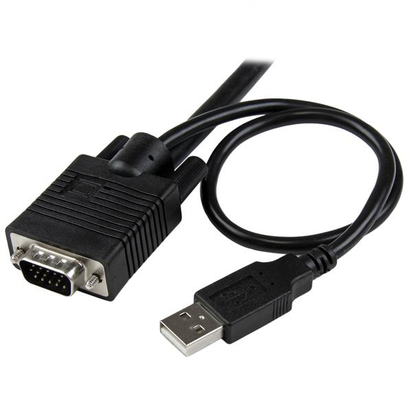 StarTech.com Switch KVM USB VGA à 2 ports Commutateur écran clavier alimenté par USB avec câbles KVM et commutateur à distance Commutateur KVM 2 x KVM port 1 utilisateur local ... - vue 3