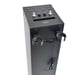 HP49CD Torre de sonido - Reproductor de CD Bluetooth y función Karaoke - 100 W - Radio FM - Puerto USB - Entrada auxiliar - Negro