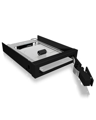 ICY BOX IB-2217ASTS 8,89 cm (3.5'') Bandeja para disco duro Negro