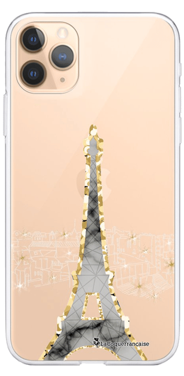 LaCoqueFrançaise Coque Apple iPhone 11 Pro Max silicone transparente Motif Illumination de paris ult