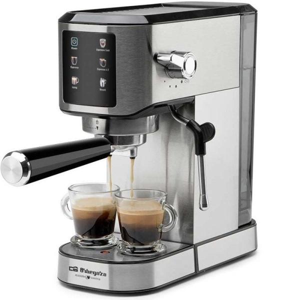 Cafetière Expresso Orbegozo EX 7000 – 20 Bars, 1350W, 1L, Café Moulu & Monodoses, Écran Tactile Couleur - Neuf