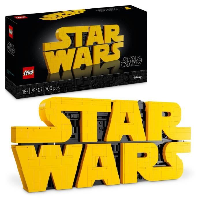 Star Wars 75407 Logo De Star Wars En Briques - Set De Construction Pour Adulte – Déco - Neuf