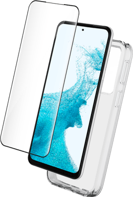 Pack Samsung G S23 5G Coque Transparente + Verre trempé Bigben