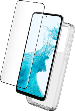 Pack Samsung G S23 5G Funda Transparente + Cristal Templado Bigben