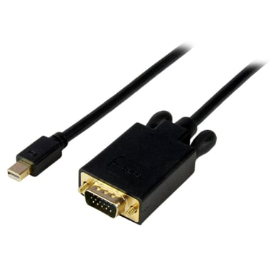StarTech.com Câble mini DisplayPort vers VGA - Câble/Cordon Adaptateur Convertisseur d'Écran Mini DisplayPort (mini Display/mini DP/mDP) vers VGA de 91 cm - 1920 x 1200 - Noir