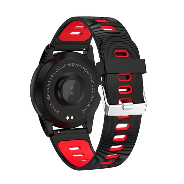 Montre Connectée iOs Android Smartwatch Tactile Ips 1.3 Pouce 2.5D Sport Rouge YONIS