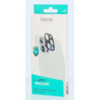 Verre de protection d'appareil photo pour Apple iPhone 12 Pro, noir