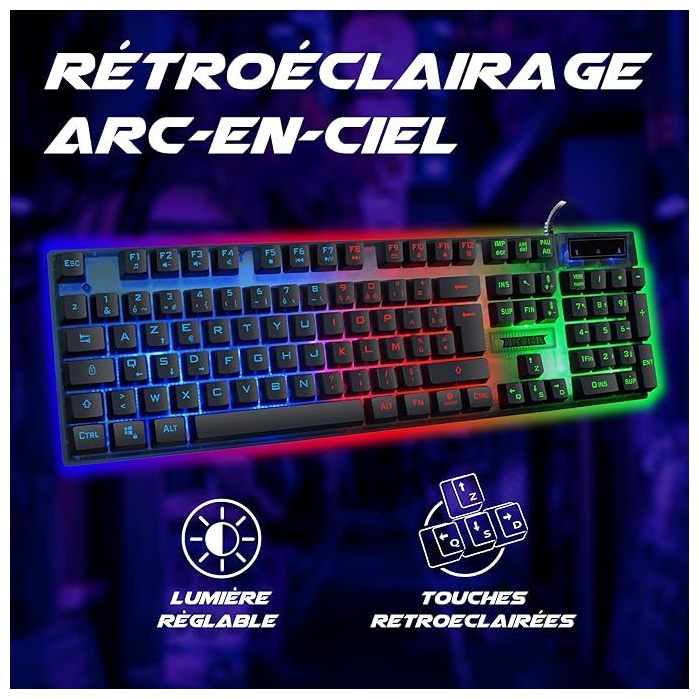 Clavier Gaming Filaire Shônen K01 Akuma - vue 3