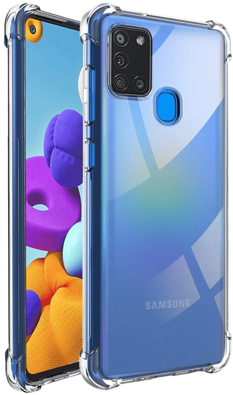 Coque Silicone Anti-Chocs pour SAMSUNG Galaxy A21s Transparente Protection Gel Souple