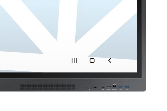 Samsung WA65D tableau blanc interactif 165,1 cm (65'') 3840 x 2160 pixels Écran tactile Gris