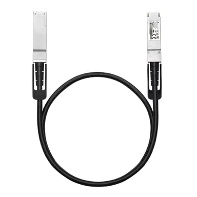 TP-Link Omada SM9220-1M Cable de fibra óptica e InfiniBand QSFP28 Twinax Negro