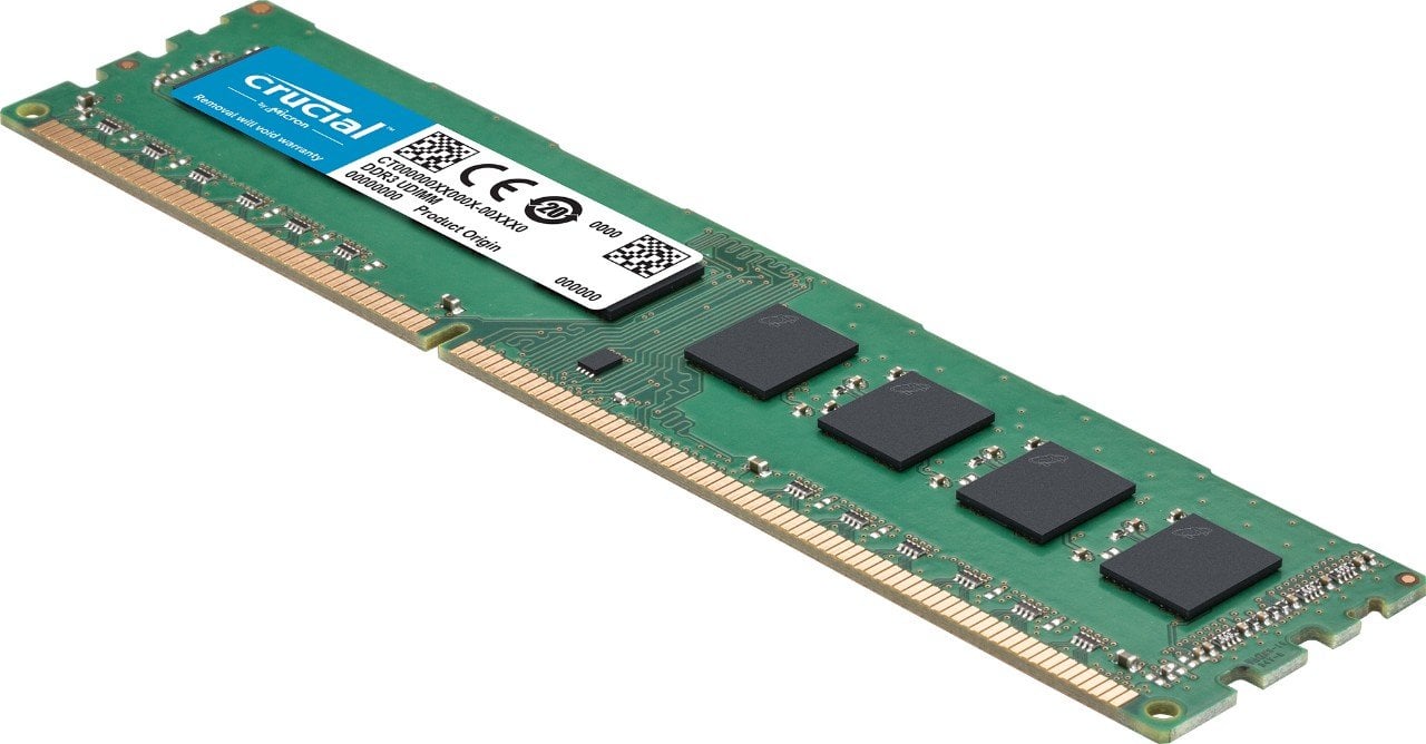 Crucial 8GB PC3 12800 module de mémoire 8 Go 1 x 8 Go DDR3 1600 MHz Neuf - vue 3