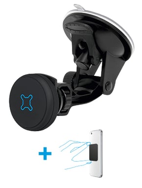 Mobilis 044006 support Support passif Mobile/smartphone, Navigateur Noir