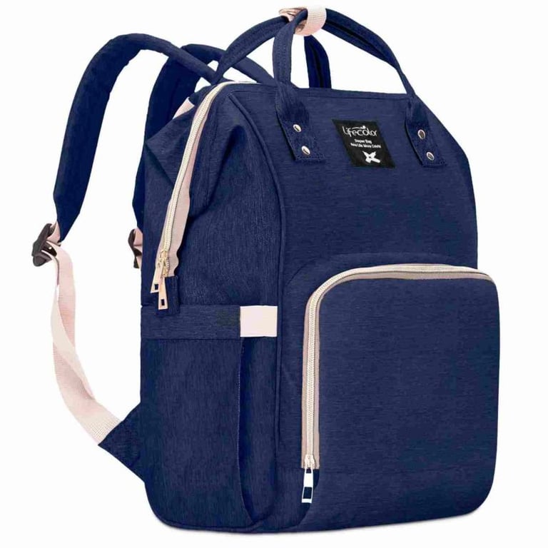 Sac À Langer Bleu Herzberg Hg03206-Blu - Excellent État