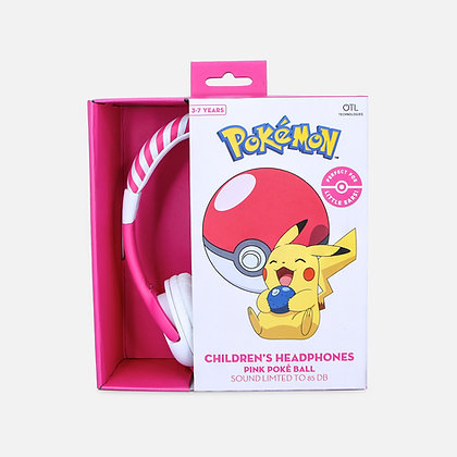 OTL Technologies Pokémon Pokéball Kids Écouteurs Avec fil Arceau Jouer Neuf - vue 4
