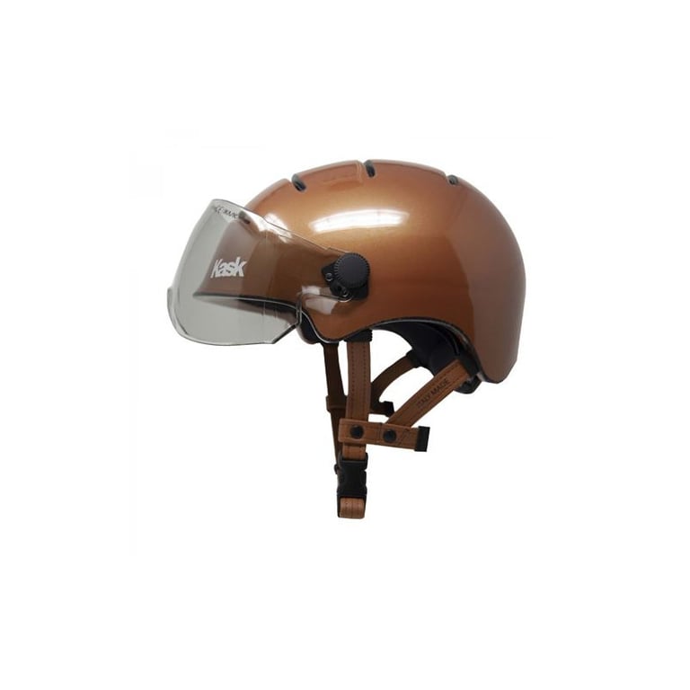 Casque De Vélo Kask Urban Lifestyle Avec Visière Taille L Marron - Excellent État