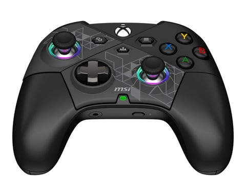 MSI FORCE PRO W CONTROLLER Noir USB 2.0 Manette de jeu Analogique/Numérique Android, PC, Xbox One S, Xbox One X, Xbox Series S, Xbox Series X
