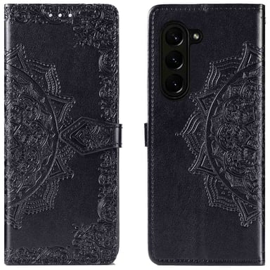 imoshion Etui de télephone Mandala pour Samsung Galaxy Z Fold 5 - Noir
