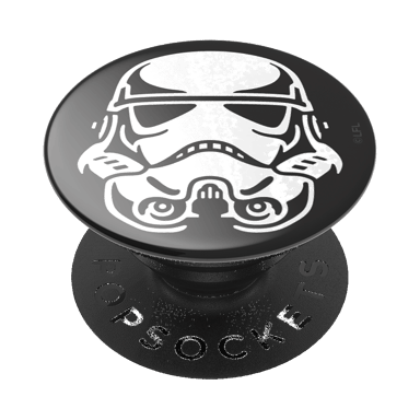 PopSockets Grip Stormtrooper Icon negro/blanco