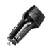 Cargador Coche Double USB-C 40W Power Delivery Elégant Forcell Negro Carbono