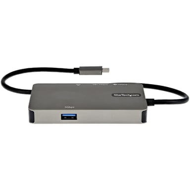 StarTech.com - DKT30CHVPD2 - Adaptador Multipuerto USB-C, HDMI 4K o VGA, Mini Dock Tipo-C, 100W PD, 3x USB-A