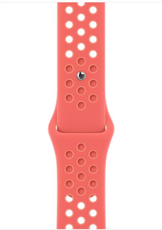 Bracelet Sport Nike pour Apple Watch 45 mm - Corail