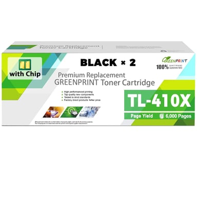 Cartucho de Tóner Compatible TL-410X TL-410 TL-410H 6000 Páginas Alto Rendimiento 2 Negro para P3010DW P3010DN M7100DW M7100DN P3300DW P3300DN M6708DW M6708DN M7108DW M7108DN M6808FDW M7208FDW M7308FDW