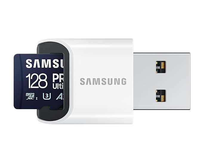 Samsung PRO Ultimate Carte Mémoire Micro SDXC jusqu'à 200 Mo/ avec Adaptateur USB MB MY128SBWW - vue 10