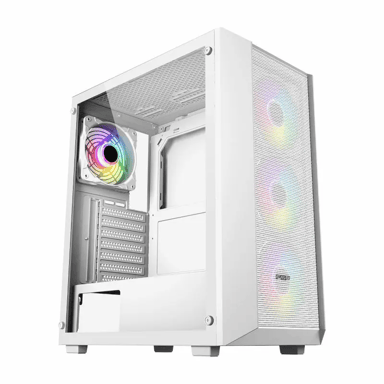 PC Gamer RONIN SHIRO A56 RTX 56, Ryzen 5 5600, RTX 5060 White, RAM 16GB DDR4, M.2 1TB, Win 11 Pro, Wifi