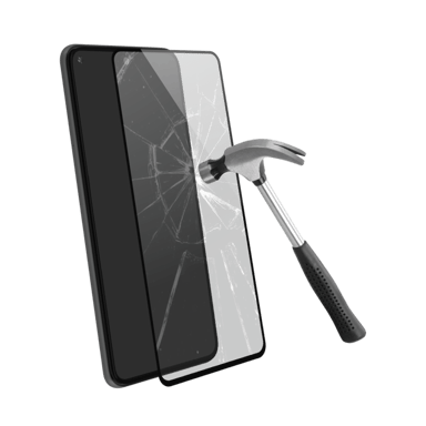 Protector de pantalla de cristal templado (100% cobertura de superficie) para Xiaomi Redmi Note 9, Negro
