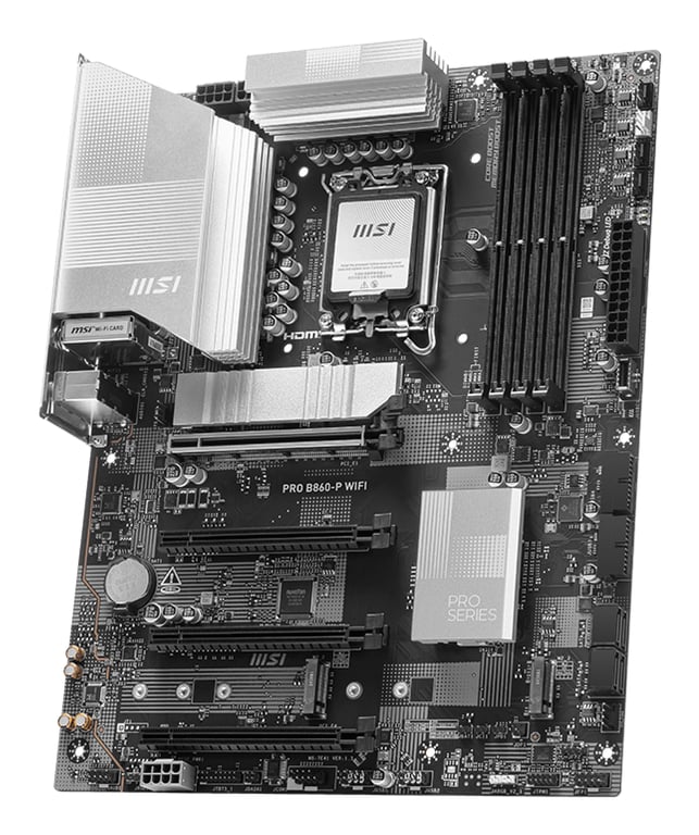 MSI PRO B860-P WIFI carte mère Intel B860 LGA 1851 (Socket V1) ATX - Neuf
