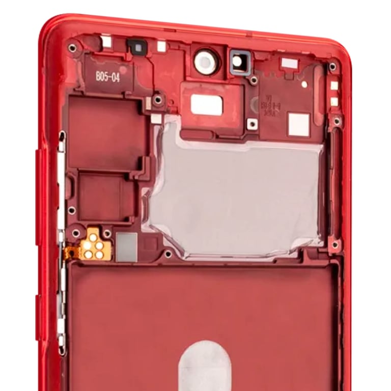 Bloc Complet pour Samsung Galaxy S20 FE 4G Écran LCD Vitre Tactile Rouge - Neuf