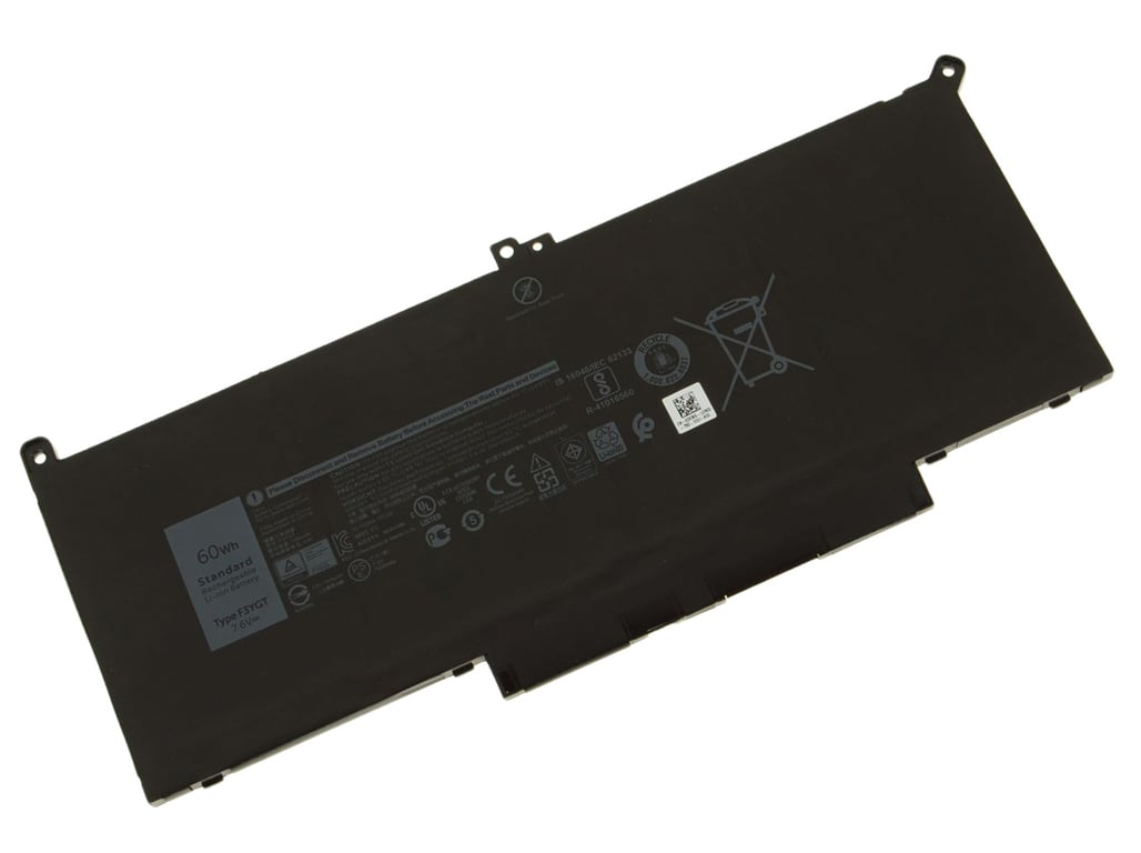 DLH Batterie Li ion 7.6V 7500mAh 57Wh F3YGT / 0F3YGT / 2X39G / DM3WC / MYJ96 / KG7VF / V4940 Neuf