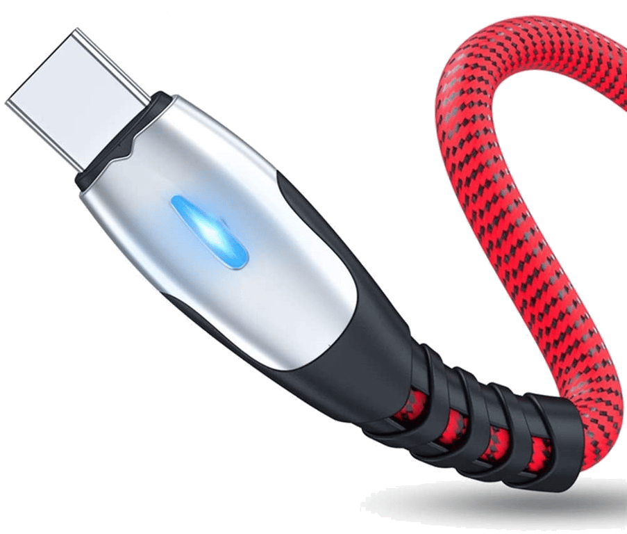 Cable Chargeur Ultra Rapide 1m Micro USB Metal pour Manette Playstation 4 PS4 Smartphone Android Ver