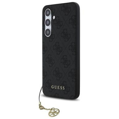 Funda Guess para Samsung S24 FE S721 funda rígida gris 4G Charms Collection