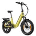 Vélo électrique pliant TTGO F7, batterie 48 V 15 Ah, freins à disque hydrauliques - jaune