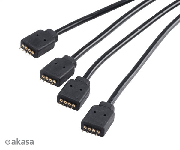 Akasa AK CBLD04 50BK pièce et accessoire pour systèmes de refroidissement d'ordinateurs Rallonge Neuf - vue 2