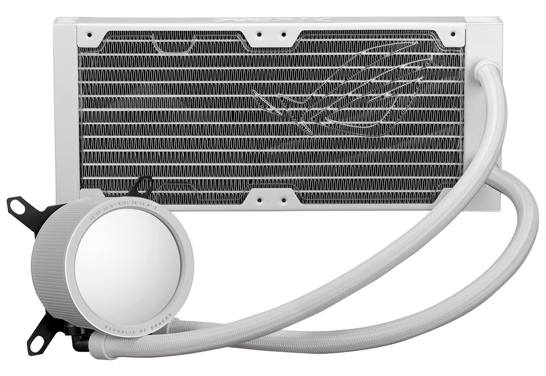 ASUS ROG Ryuo III 240 ARGB White Edition Processeur Kit de refroidissement du liquide 12 cm Blanc - Neuf