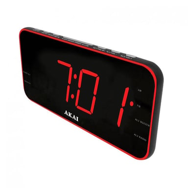 Akai ACR-3899 - Couleur Blanc - Horloge intégrée - Écran rétroéclairé - vue 1