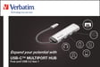 Verbatim Hub Multiports USB-C 4 ports USB 3.2 Gen 1