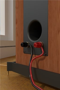 Goobay 67731 câble audio 50 m Noir, Rouge