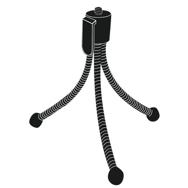 Hama Flexi Treppiede per fotocamere digitali 3 gambe Nero