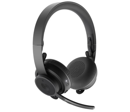 Logitech Zone Plus Auricular inalámbrico Bluetooth de sobremesa/centro de llamadas Grafito