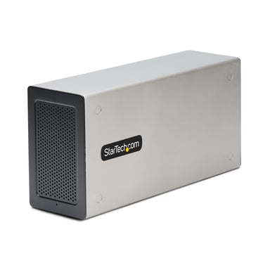 StarTech.com Involucro PCIe Thunderbolt 3, chassis di espansione PCIe TB3 con 2 slot PCI Express per notebook/desktop/pc All-in-One, uscita 8K/4K tramite porte TB3/DP 1.4, involucro esterno x2 slot PCIe