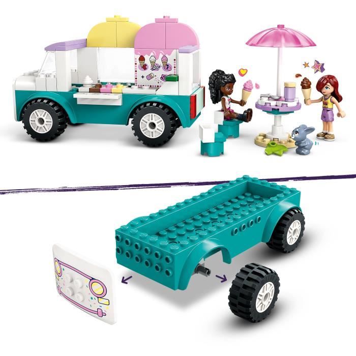 Lego Friends Le Camion De Glace De Heartlake City 42644 Lego La Boite - vue 6