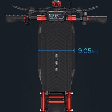 Patinete Eléctrico ENGWE Y600S - 500W, Batería 48V18AH, Neumáticos 10'' Freno de Disco - Negro