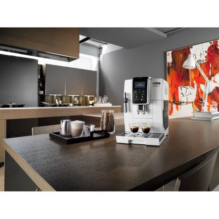 Machine expresso automatique avec broyeur DELONGHI Dinamica ECAM350.35.W Buse vapeur 15 bar Machine à café grains - vue 5