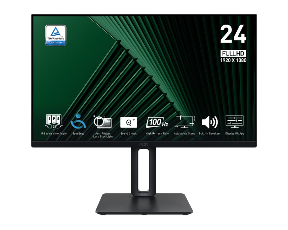 MSI Pro MP245PG écran plat de PC 60 5 cm 23.8 1920 x 1080 pixels Full HD LCD Neuf