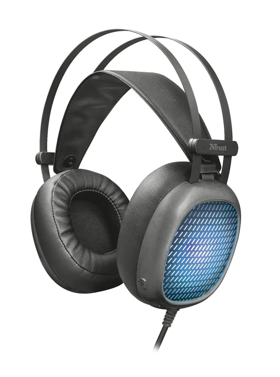 TRUST  Lumen Casque Avec fil Arceau Appels/Musique USB Type-A Noir - Neuf